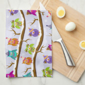 Winteruilen Theedoek (Quarter Fold)