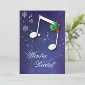 winteruitnodiging kaart (Staand voorkant)