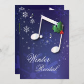 winteruitnodiging kaart (Voorkant / Achterkant)