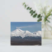 Winteruitzicht van Avacha Volcano in Kamchatka Briefkaart (Staand voorkant)