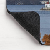 WinterUitzicht van de vuurtoren van Esopus Meadows Muismat (Hoek)