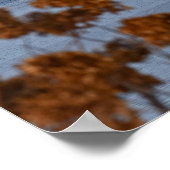 WinterUitzicht van de vuurtoren van Esopus Meadows Poster (Hoek)