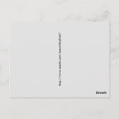 WinterUitzicht van de vuurtoren van Point Betsie Briefkaart (Achterkant)