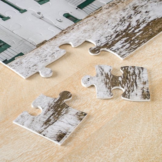 WinterUitzicht van Point Betsie - 520-stuk Legpuzzel (Zijkant)