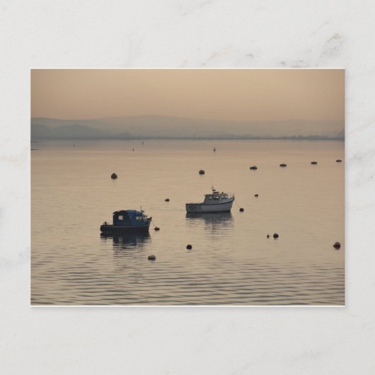 WinterUitzicht van Poole Harbour Briefkaart (Voorkant)