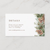 Wintervakantie bruiloft behuizing Kaarten (Voorkant)