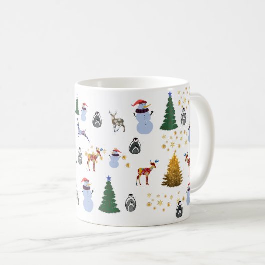 Wintervakantie Classic Mok (Voorkant rechts)