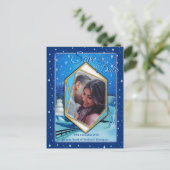 Wintervakantie die sparen de Datum plaatst Aankondigingskaart (Staand voorkant)