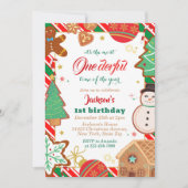 Wintervakantie Geweldig kerstfeest Verjaardag Kaart (Voorkant)