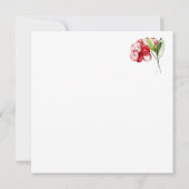 Wintervakantie holly RED BERRY bijkantoren (Achterkant)