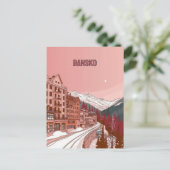 Wintervakantie in Bansko Briefkaart (Staand voorkant)