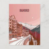Wintervakantie in Bansko Briefkaart (Voorkant)