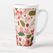 wintervakantie in Poinsettia Latte Mok (Rechts)