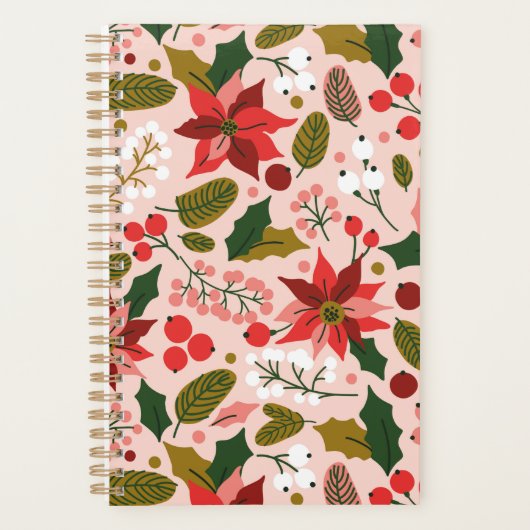 wintervakantie in Poinsettia Planner (Voorkant)