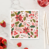 wintervakantie in Poinsettia Servet (Insitu)