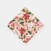 wintervakantie in Poinsettia Servet (Hoek)