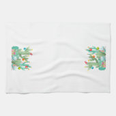 Wintervakantie Kerst Cactus Woestijn Zuidwesten K Theedoek (Horizontaal)