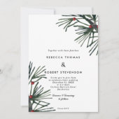 wintervakantie kerstmis met bruinbruin kaart (Voorkant)