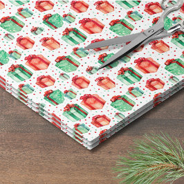 Wintervakantie Kerstmis Tissuepapier