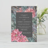 wintervakantie met florale bruiloft (Staand voorkant)