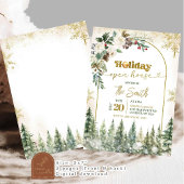 Wintervakantie Open Huis Kerstfeest Kaart