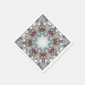 Wintervakantie Papier servet (Hoek)