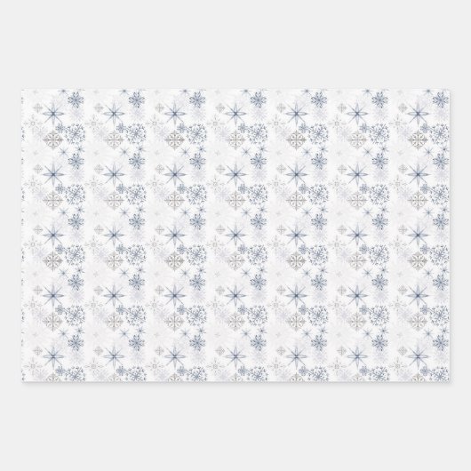 Wintervakantie patroon inpakpapier vel (Voorkant 3)