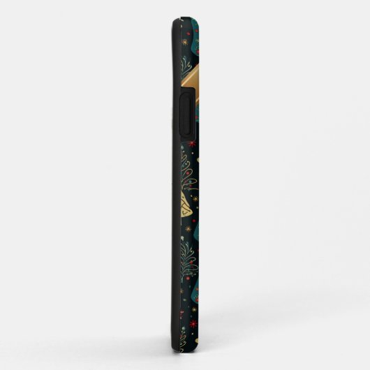 Wintervakantie Patroon iPad Case (Achterkant/rechts)