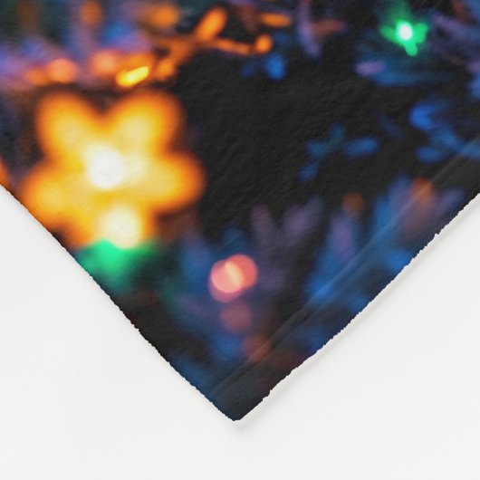 Wintervakantie peperkoek Kerstkunst Fleece Deken (Hoek)