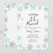 Wintervakantiehuisdouche Kaart (Voorkant / Achterkant)