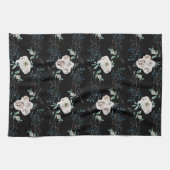 Wintervakantiepatronen rozen theedoek (Horizontaal)