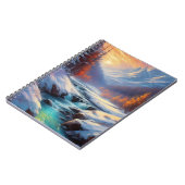 Wintervallei in het ochtendlicht notitieboek (Linkerzijde)