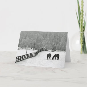 Winterveld Feestdagen Kaart