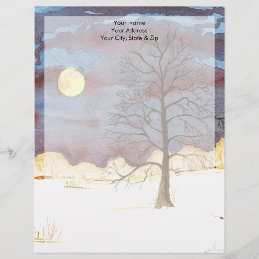 Winterveld Gepersonaliseerd Briefhoofd (Voorkant)