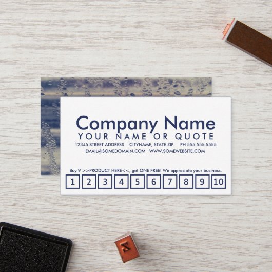 wintervensterloyaliteitsprogramma klantenkaartje (Voorkant / Achterkant in situ)