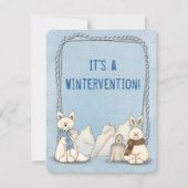 Wintervention Polar Party Kaart (Voorkant)