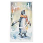 Wintervibes Pinguïn - Verjaardagsfeest - Klein Cadeauzakje (Voorkant)