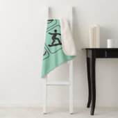 wintervibes sportplezier icoon Sherpa Blanket Sherpa Deken (In situ)