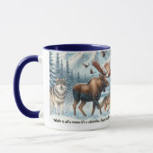Winterviering Wildlife in Wintersneeuwmok Mok (Links)