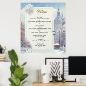 Wintervieringen in Amsterdam Poster (Thuiskantoor)