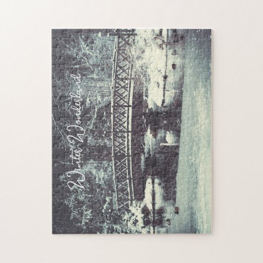 Wintervijver Legpuzzel (Verticaal)