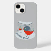 Wintervinnij en rode rowanbessen Case-Mate iPhone case (Achterkant)