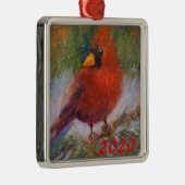 WinterVisitor 3Keramisch Ornament (Rechts)