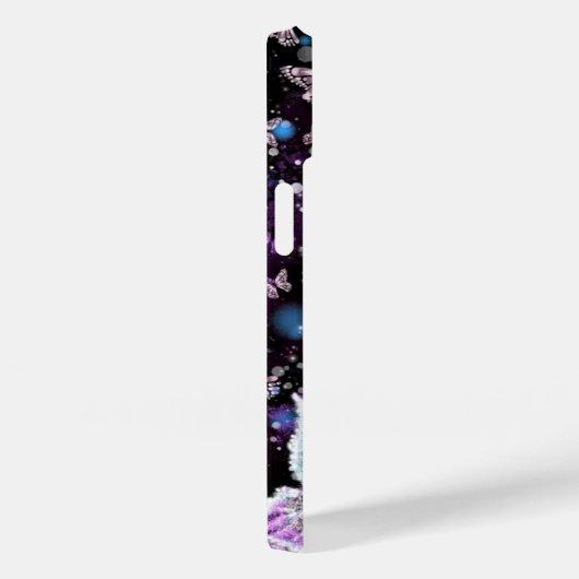 Wintervliegen en Roos Case-Mate iPhone Case (Achterkant / Rechts)