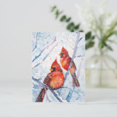 Wintervliezen Briefkaart (Staand voorkant)