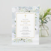 Wintervlokken Groene Doop Christening Kaart (Staand voorkant)