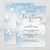 Wintervlokken Kerstvakantiefeest Kaart (Voorkant / Achterkant)