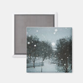 Wintervlokken Magneet (Voorkant / Achterkant)