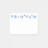 Wintervlokken post-it® notes (Voorkant)