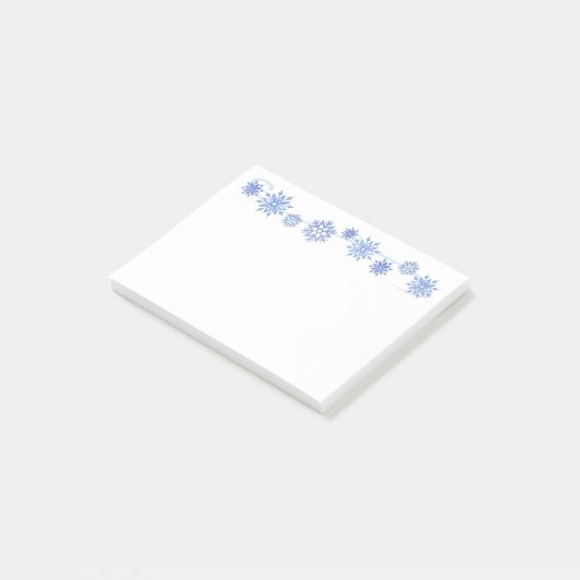 Wintervlokken post-it® notes (Schuin)